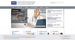 Desktop Screenshot of cro.sanita.fvg.it